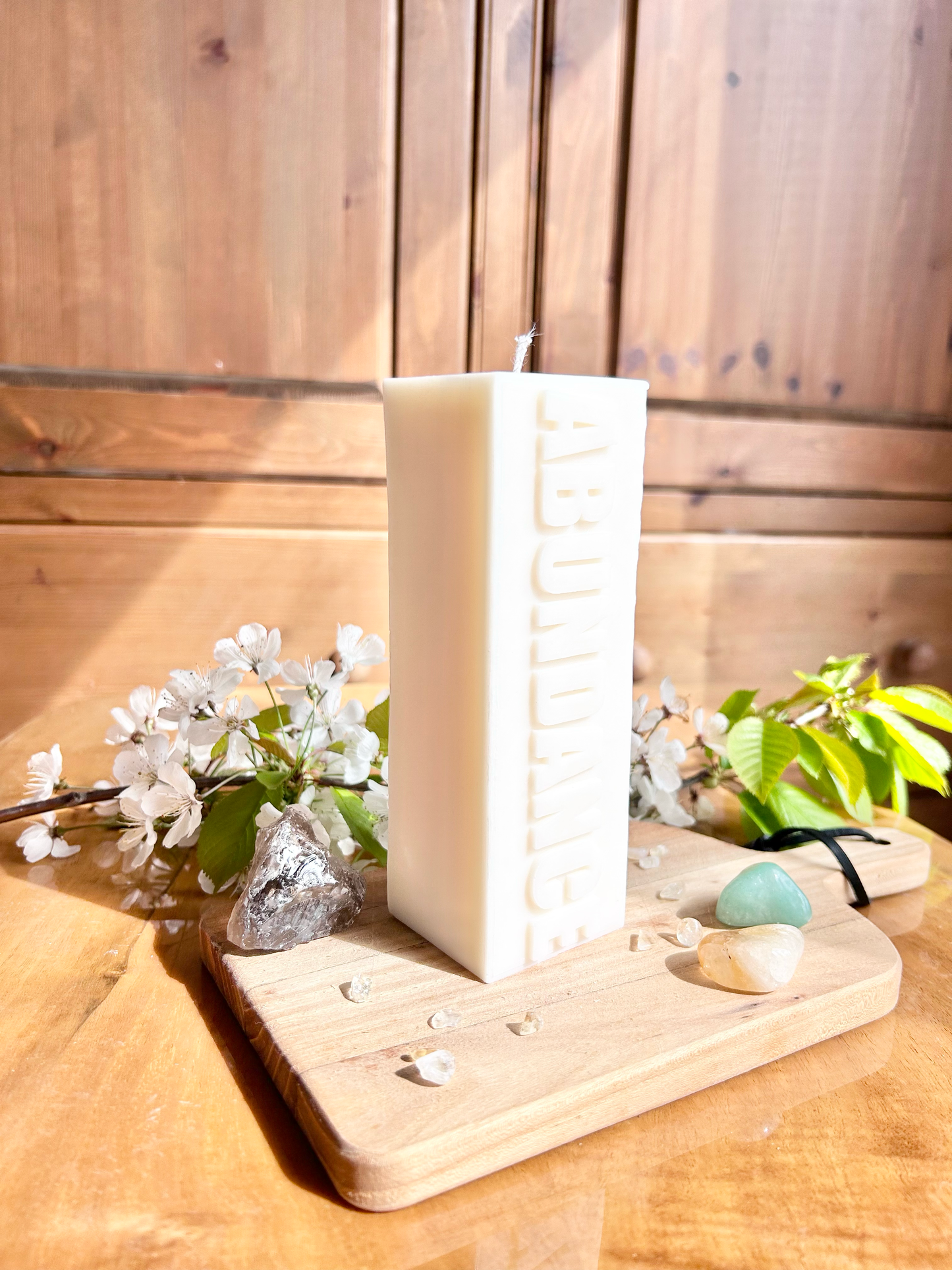 Manifestation Pillar Candle (Large) - ABUNDANCE