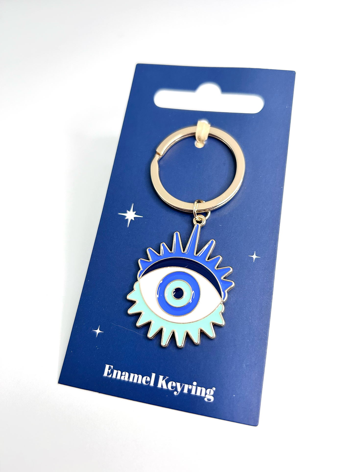 All Seeing Eye Metal Keyring