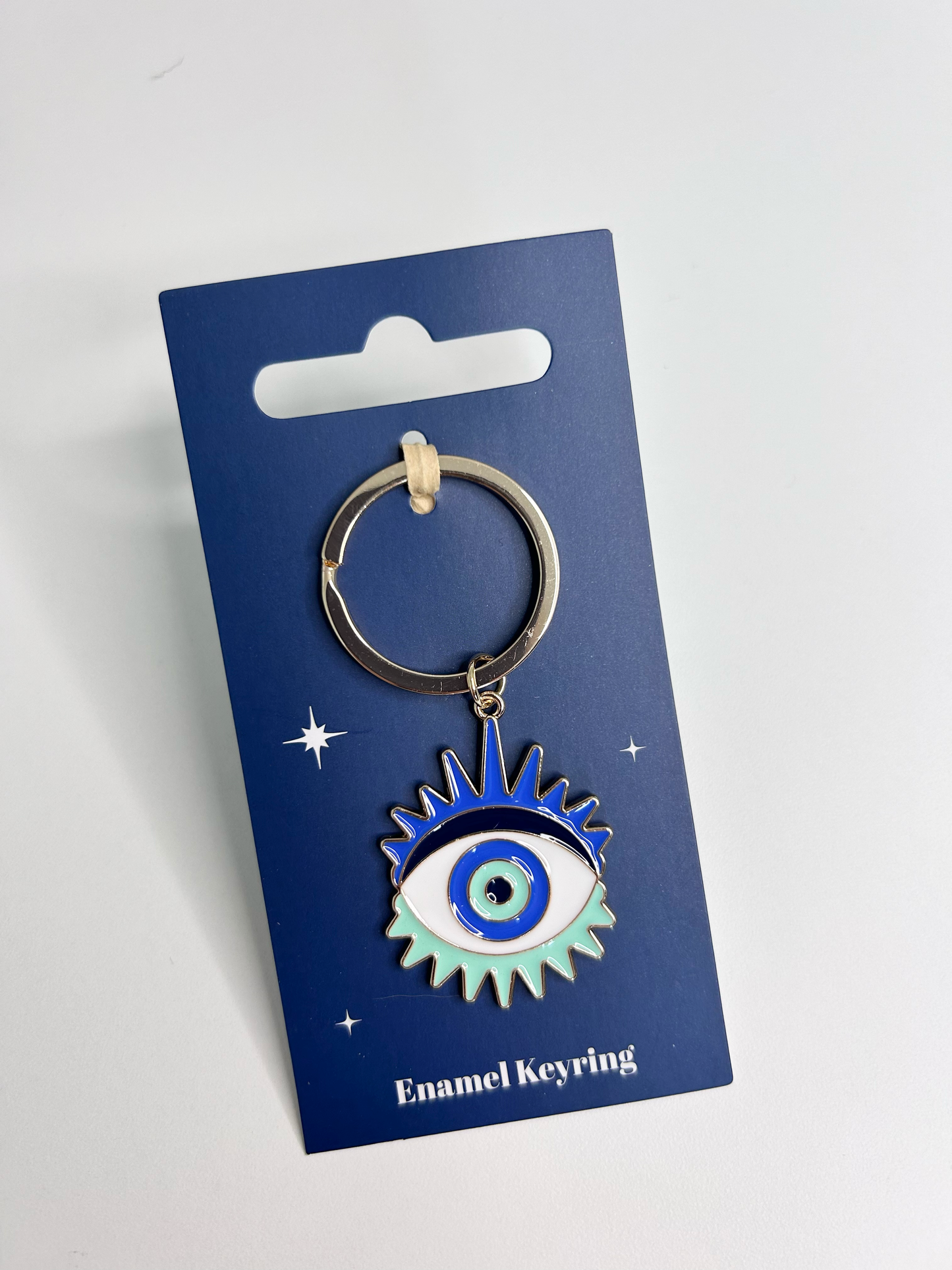 All Seeing Eye Metal Keyring