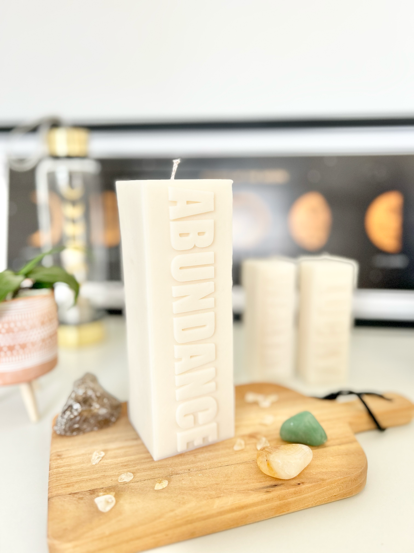 Manifestation Pillar Candle (Large) - ABUNDANCE