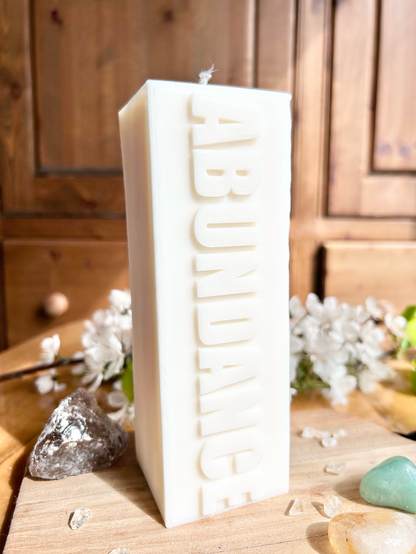 Manifestation Pillar Candle (Large) - ABUNDANCE