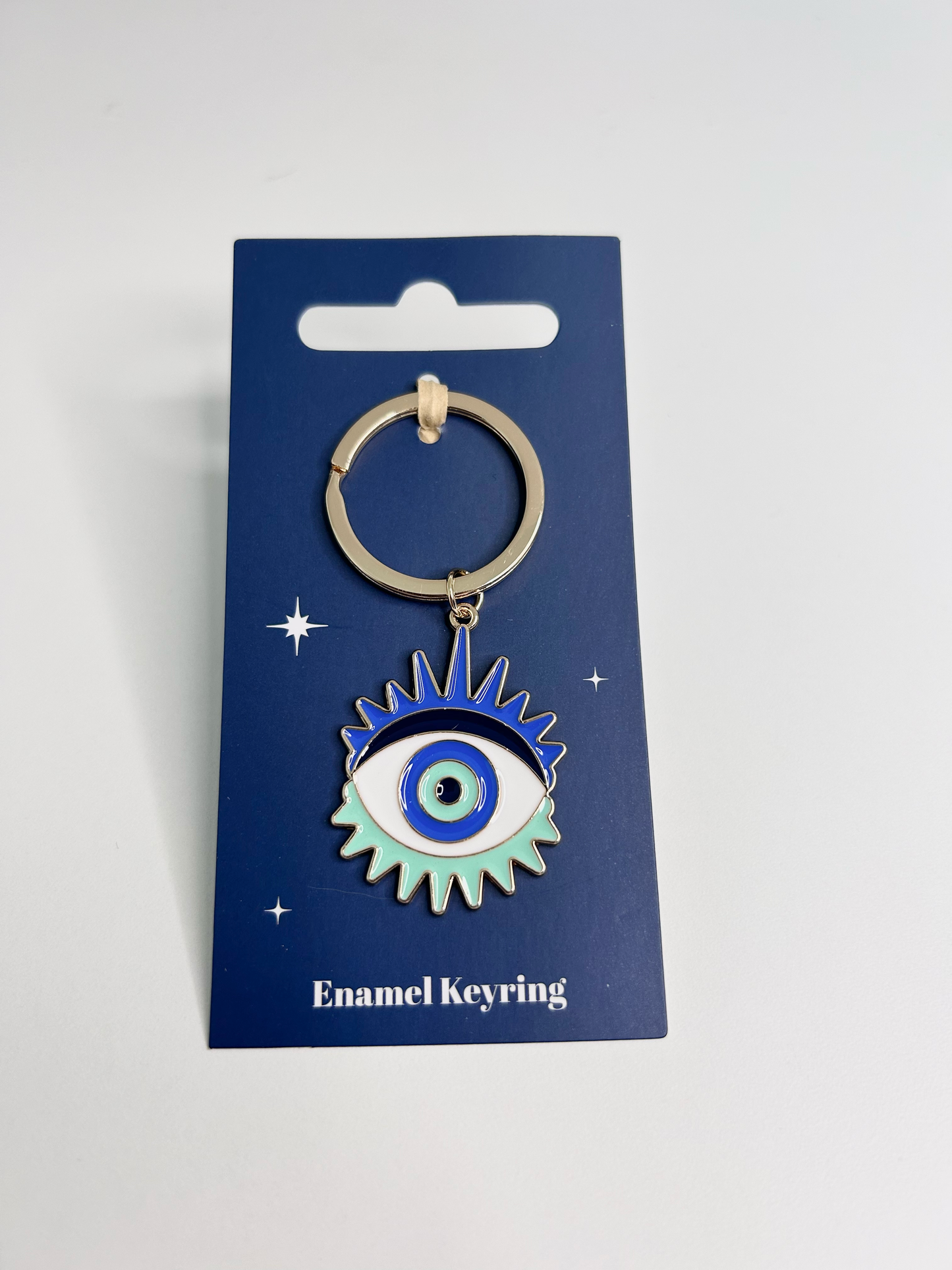 All Seeing Eye Metal Keyring